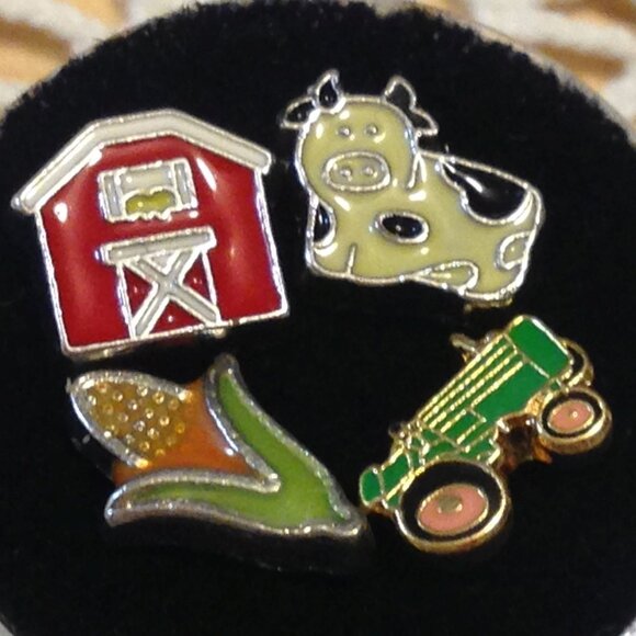 Floating Jewelry Charms, miniatures for floating jewelry lockets - Picture 1 of 2